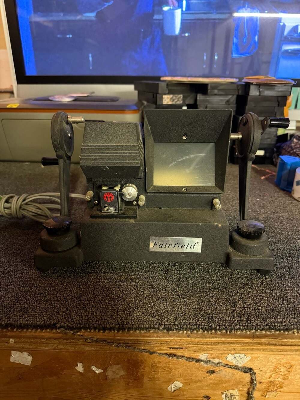Vintage Argus Fairfield 8mm film editor viewer, Model 650